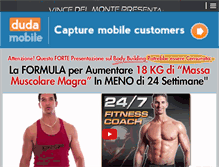 Tablet Screenshot of musclebuildingefficace.com